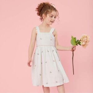 Pink Chicken Sierra Seersucker Bunny Dress - Easter 🐣